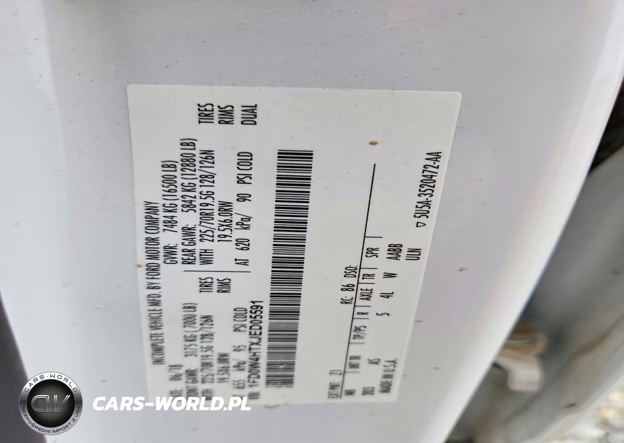 2018 Ford F450 Super Duty Flatbed Truck VIN:1FD0W4HTXJED05591 - 13