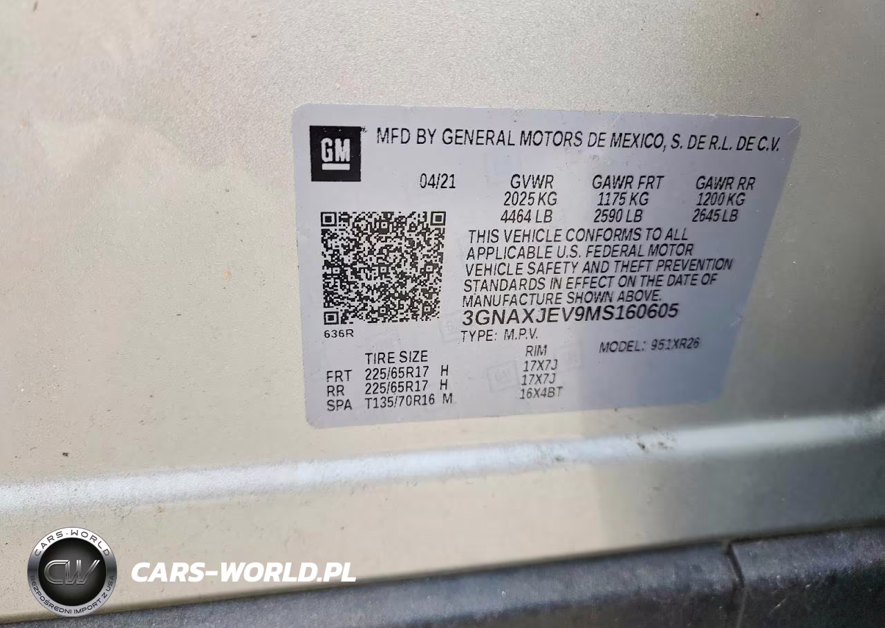 2021 Chevrolet Equinox Lt VIN:3GNAXJEV9MS160605 - 12
