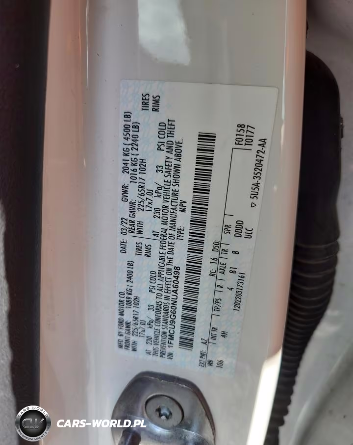 2022 Ford Escape Se VIN:1FMCU9G60NUA60498 - 13