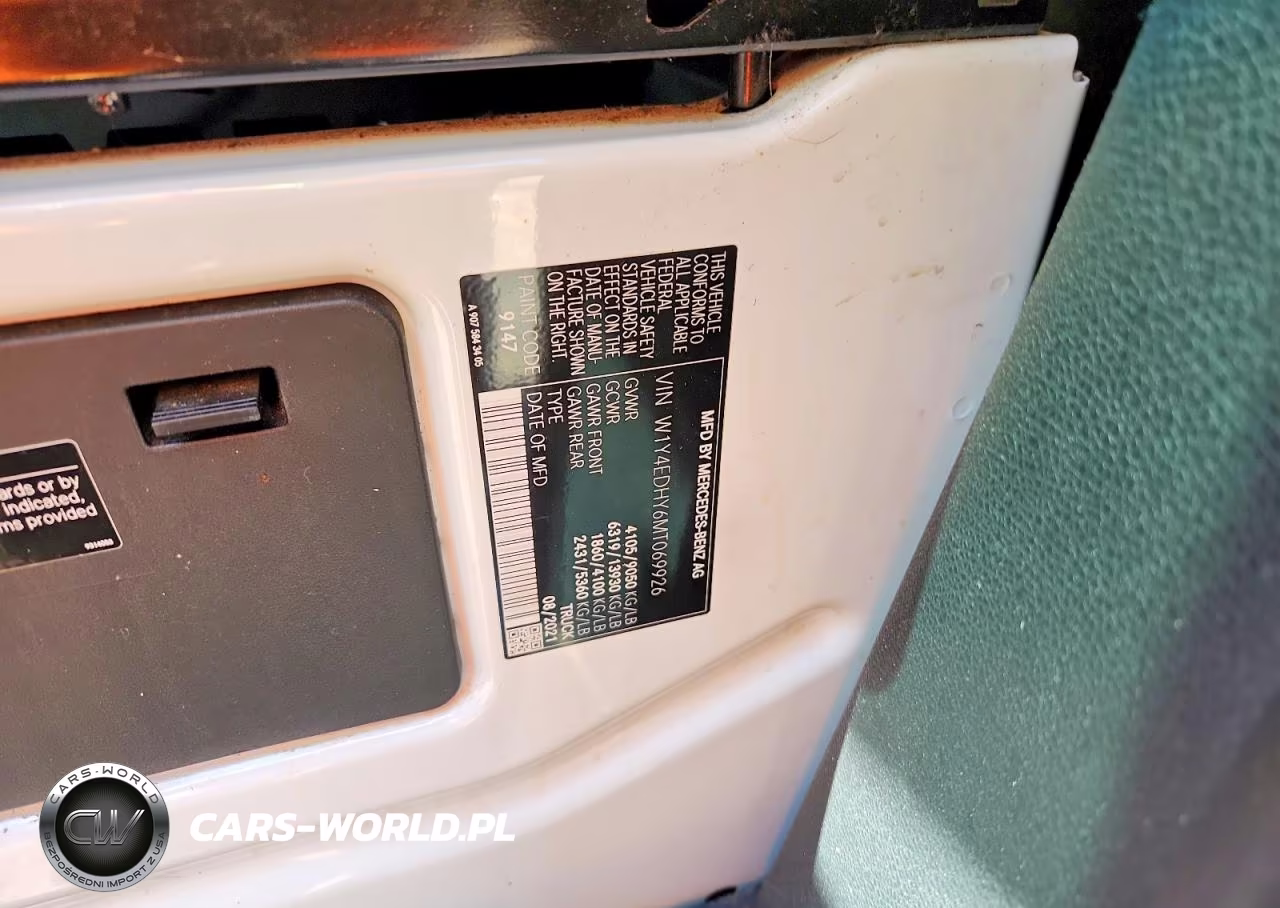 2021 Mercedes-Benz Sprinter 2500 VIN:W1Y4EDHY6MT069926 - 13