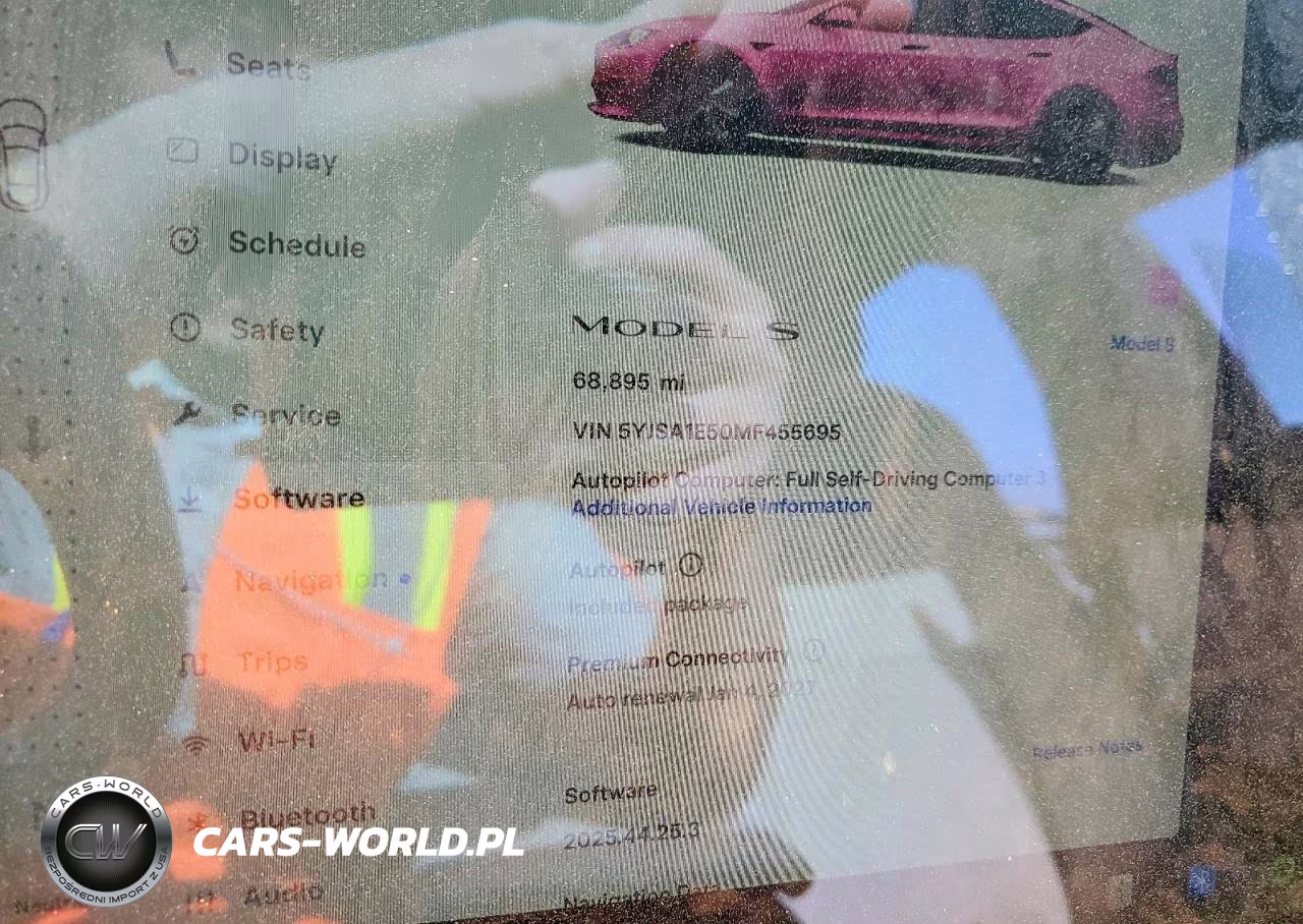 2021 Tesla Model S VIN:5YJSA1E50MF455695 - 9