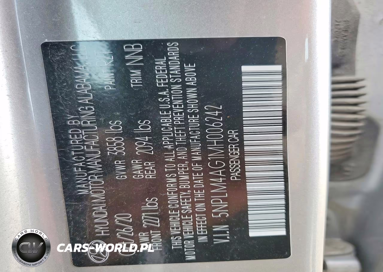 2021 Hyundai Elantra Sel VIN:5NPLM4AG1MH006242 - 12