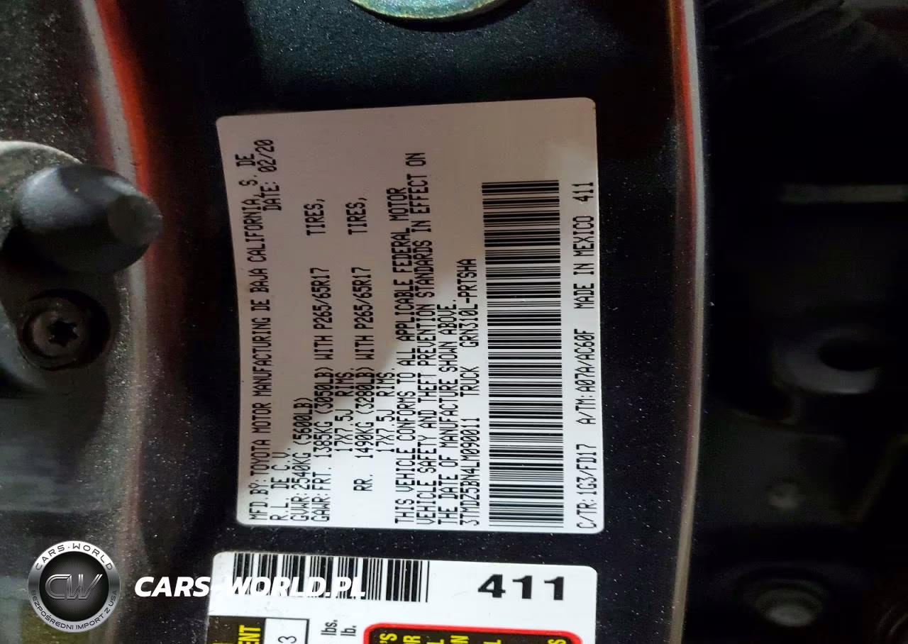 2020 Toyota Tacoma Trd Sport VIN:3TMDZ5BN4LM090011 - 12