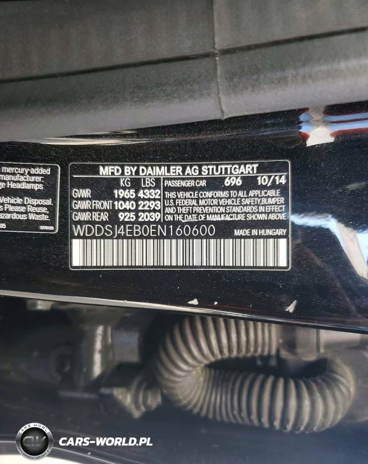 2014 Mercedes-Benz Cla 250 VIN:WDDSJ4EB0EN160600 - 12
