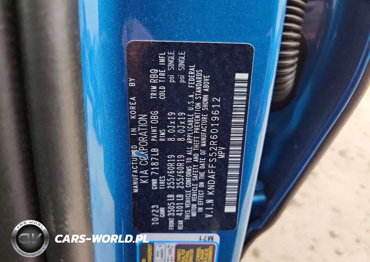 2024 Kia Ev9 Wind VIN:KNDAFFS52R6019612 - 13