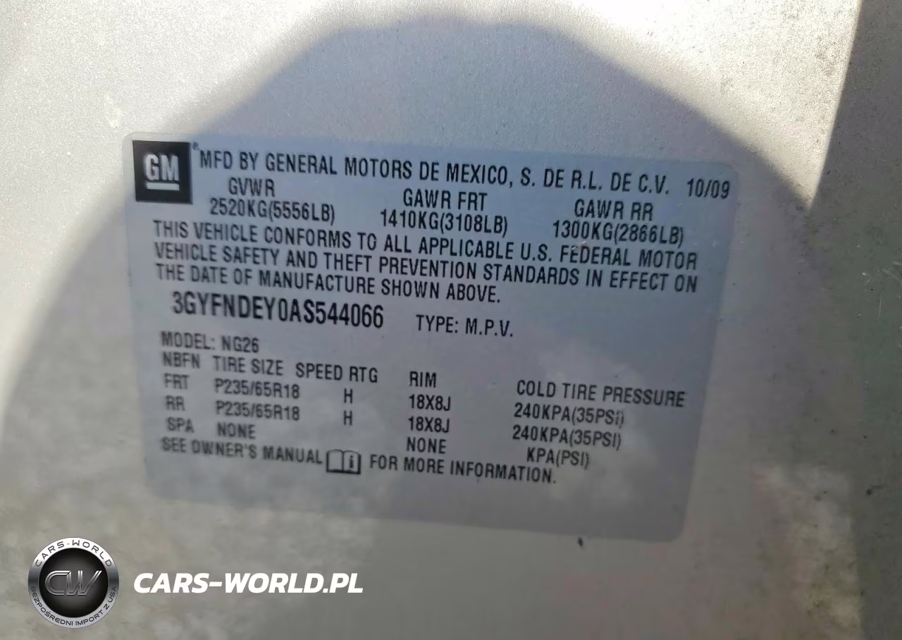 2010 Cadillac Srx Luxury Collection VIN:3GYFNDEY0AS544066 - 13