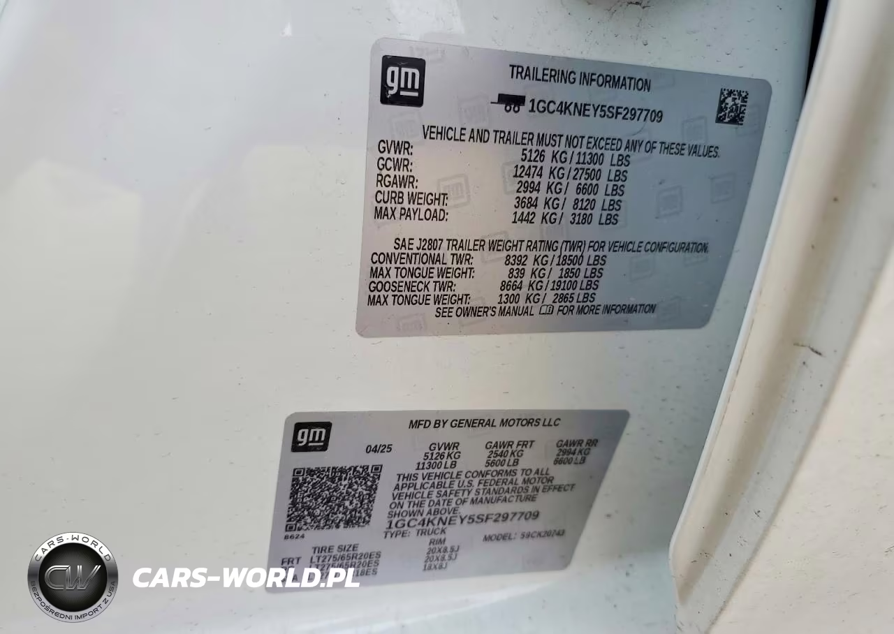2025 Chevrolet Silverado K2500 Heavy Duty Lt VIN:1GC4KNEY5SF297709 - 12