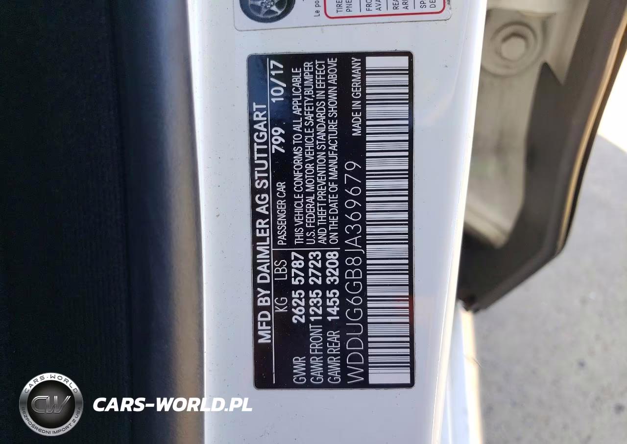 2018 Mercedes-Benz S 450 VIN:WDDUG6GB8JA369679 - 12
