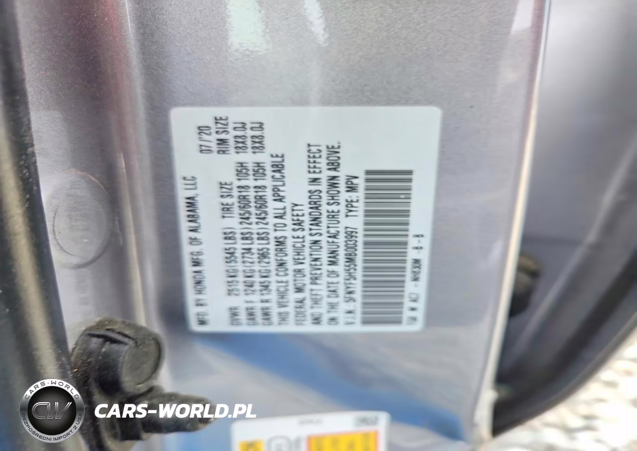 2021 Honda Pilot Exl VIN:5FNYF5H55MB003997 - 13
