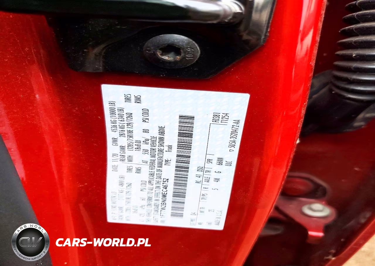 2021 Ford F250 Super Duty VIN:1FT7W2BN0MEC46752 - 12