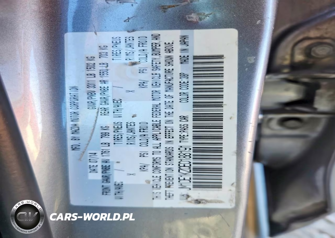 2014 Mazda Mazda2 Sport VIN:JM1DE1KZ0E0188191 - 13