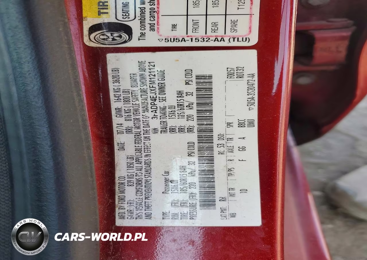 2015 Ford Fiesta Se VIN:3FADP4EJXFM121121 - 13