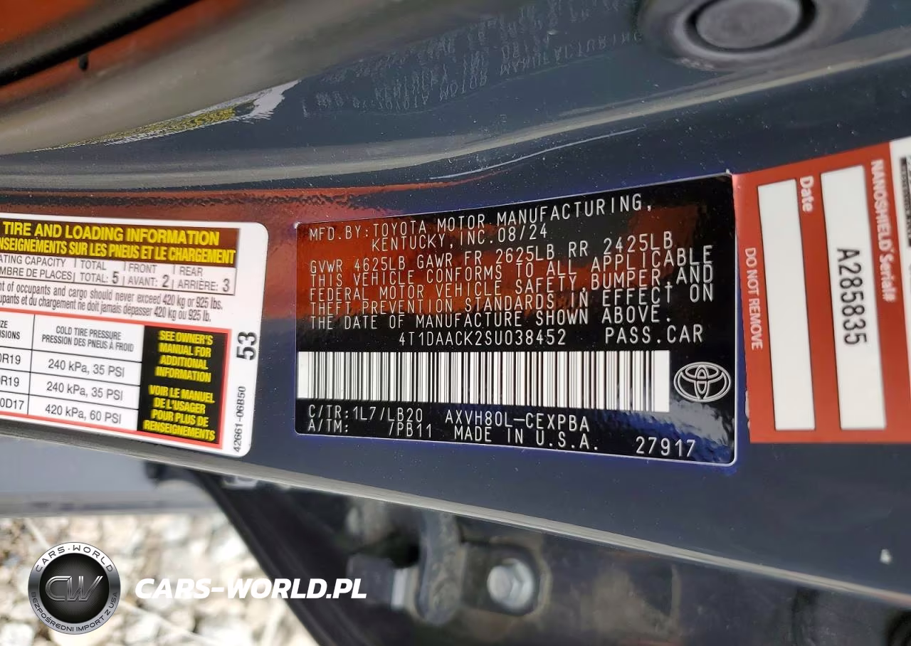 2025 Toyota Camry Xse VIN:4T1DAACK2SU038452 - 12