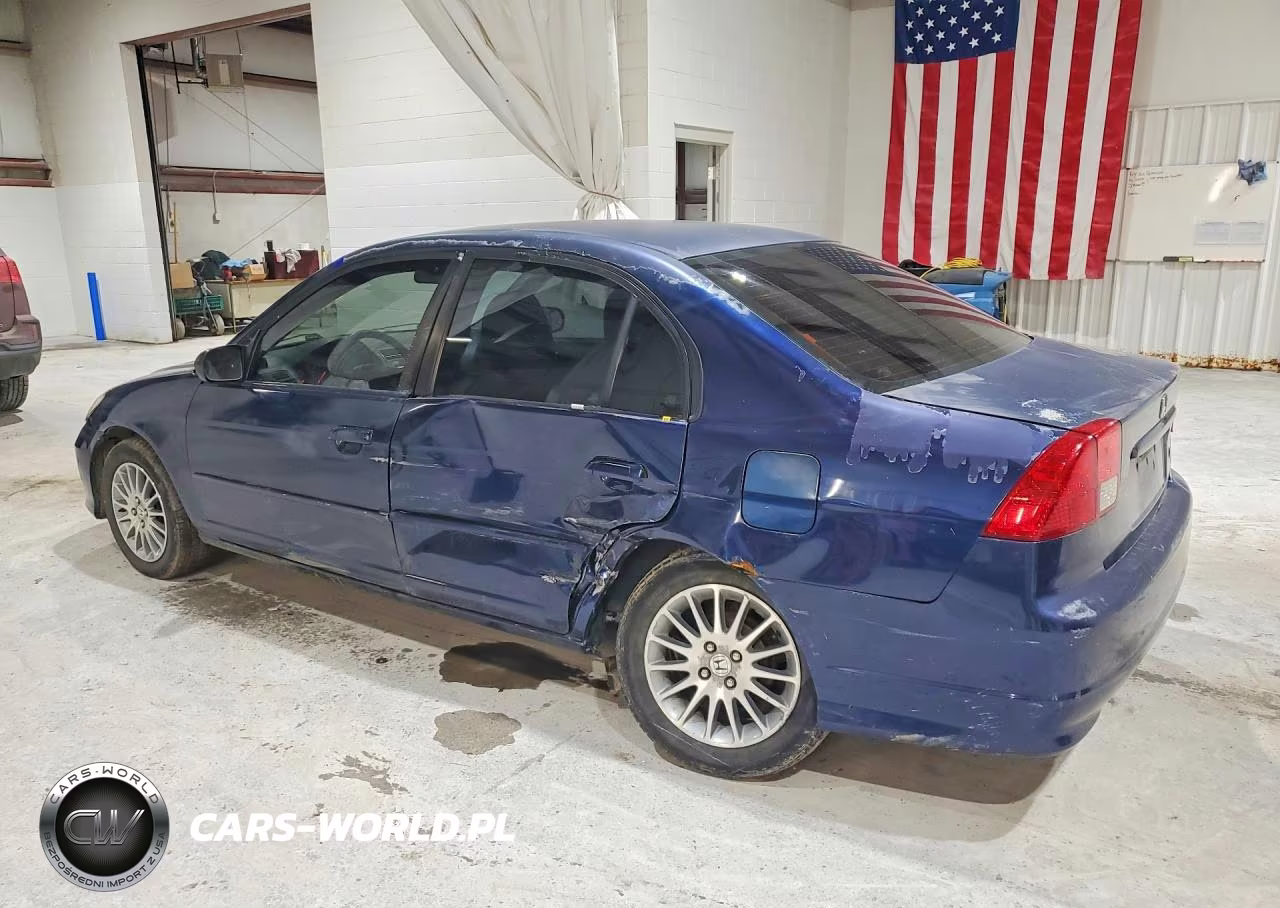 2004 Honda Civic Lx VIN:2HGES16504H621072 - 2