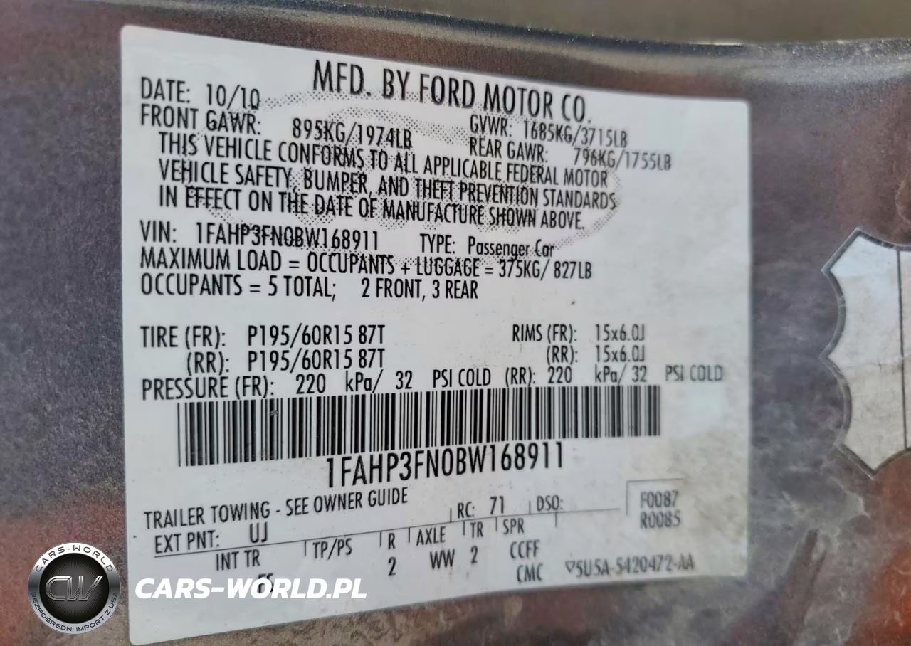 2011 Ford Focus Se VIN:1FAHP3FN0BW168911 - 13