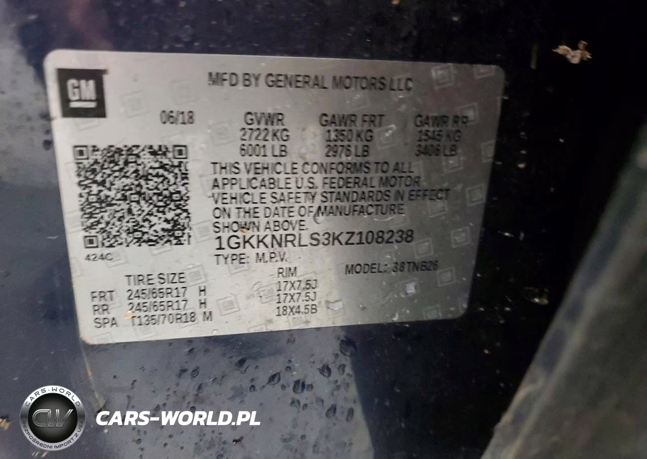 2019 GMC Acadia Sle VIN:1GKKNRLS3KZ108238 - 13
