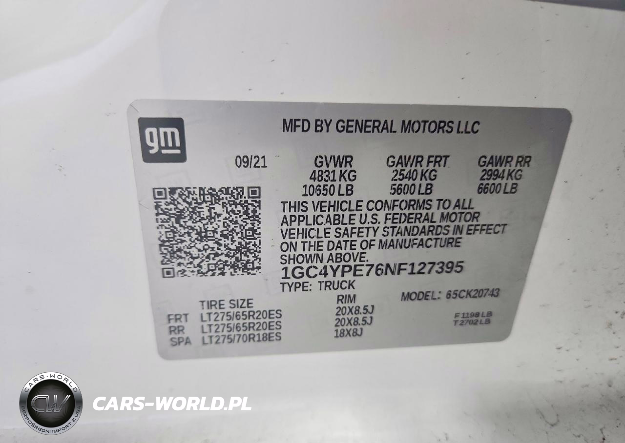 2022 Chevrolet Silverado K2500 Heavy Duty Ltz VIN:1GC4YPE76NF127395 - 12