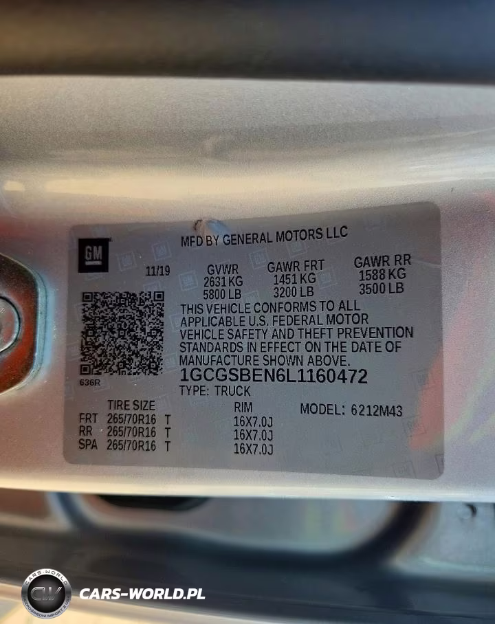 2020 Chevrolet Colorado VIN:1GCGSBEN6L1160472 - 13