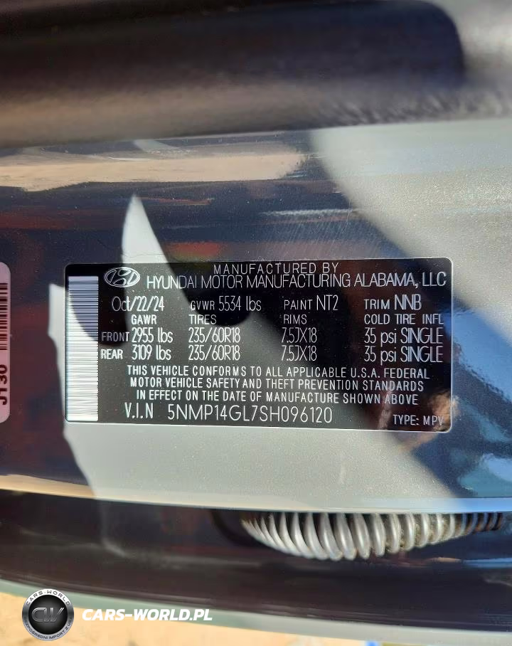 2025 Hyundai Santa Fe Se VIN:5NMP14GL7SH096120 - 13