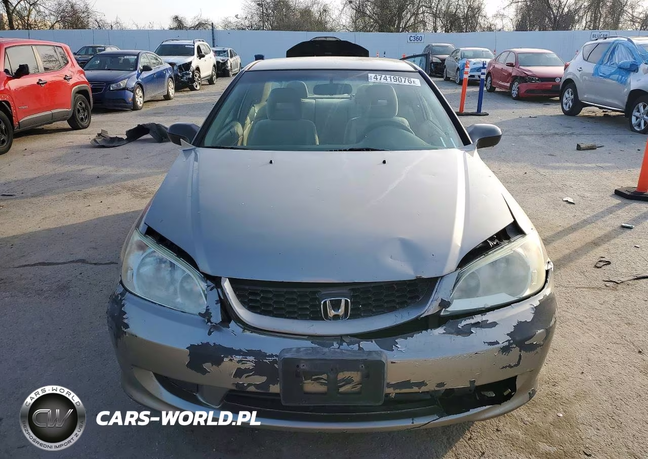2004 Honda Civic Lx VIN:1HGEM22564L068064 - 5
