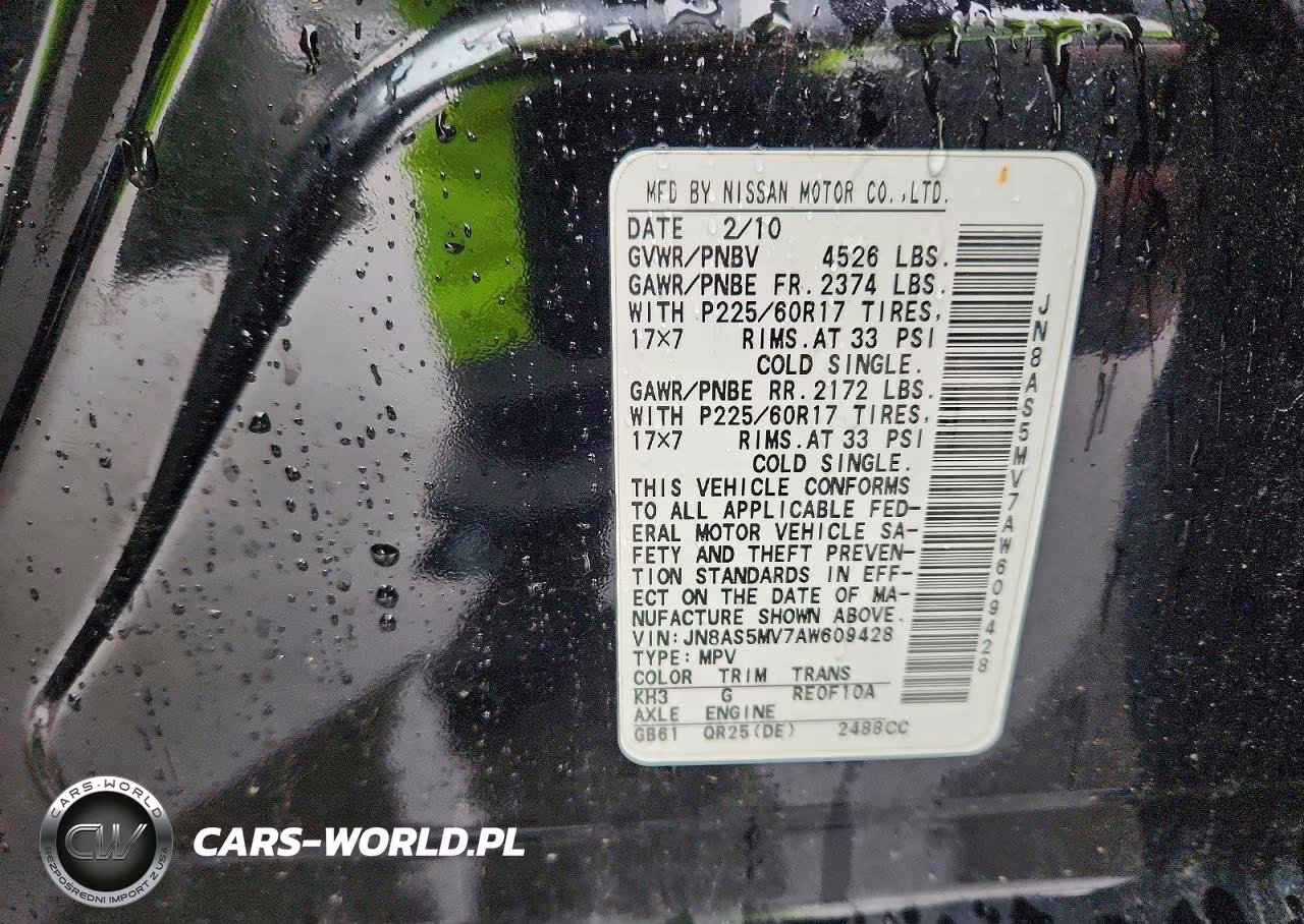 2010 Niss Rogue VIN:JN8AS5MV7AW609428 - 13
