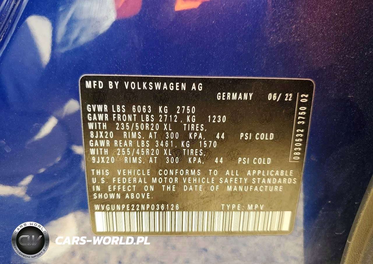 2022 Volkswagen Id.4 Pro S VIN:WVGUNPE22NP036126 - 14