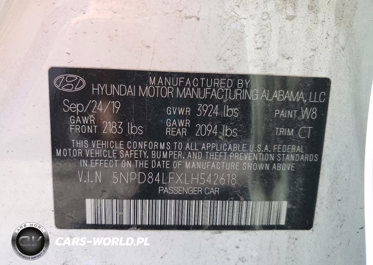 2020 Hyundai Elantra Sel VIN:5NPD84LFXLH542618 - 12