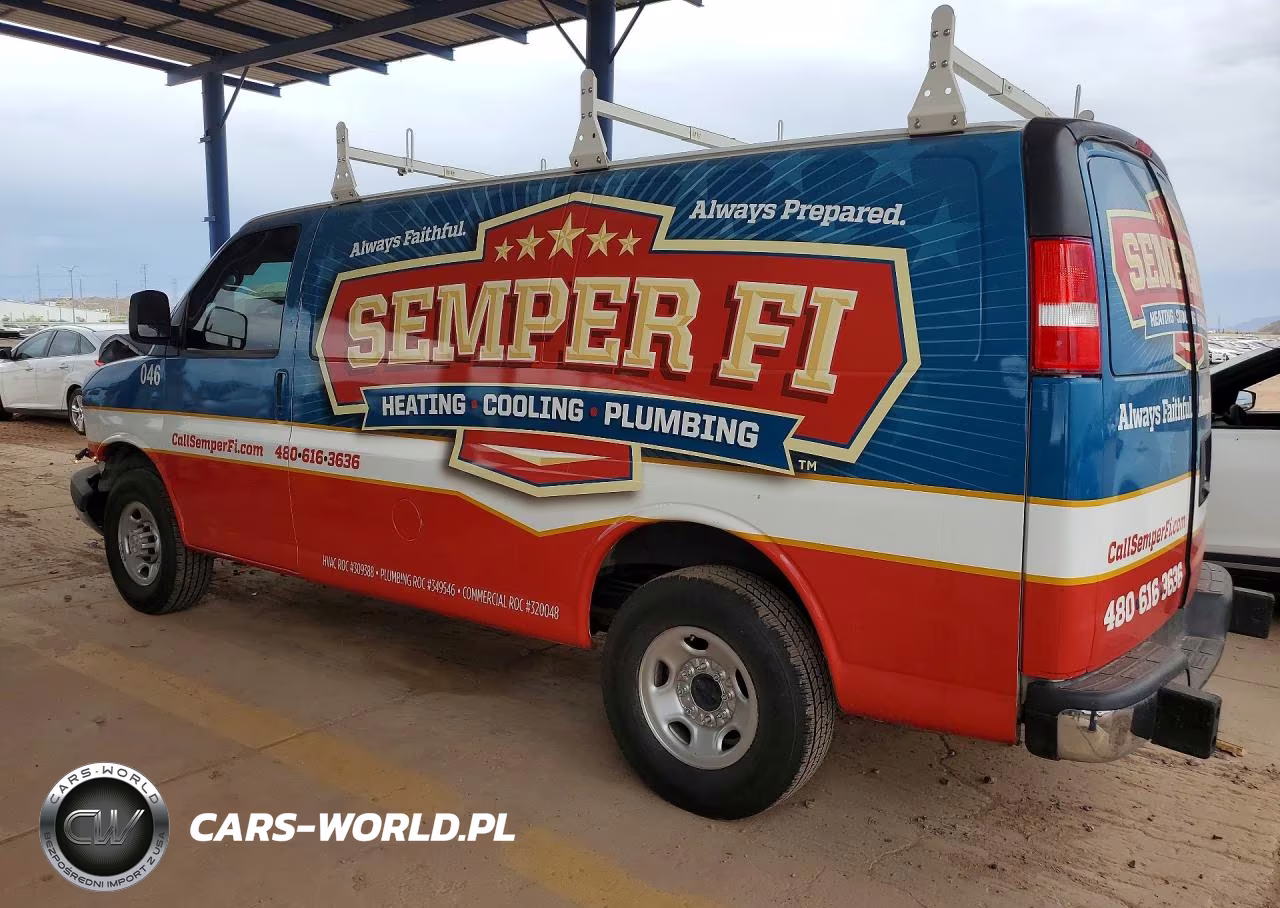 2022 Chevrolet Express 2500 Utility - Service Van VIN:1GCWGAFP4N1178723 - 2