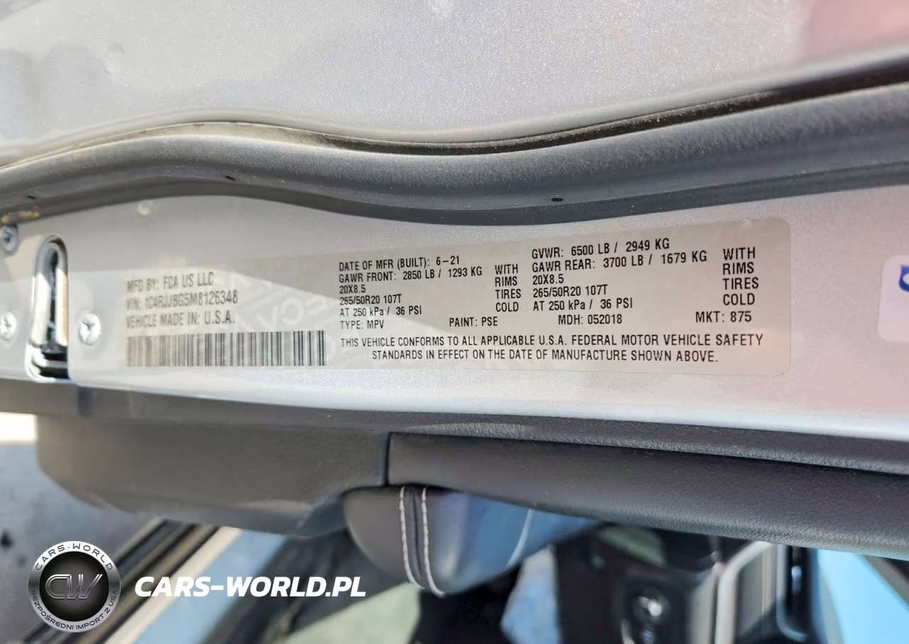 2021 Jeep Grand Cherokee L Limited VIN:1C4RJJBG5M8126348 - 12