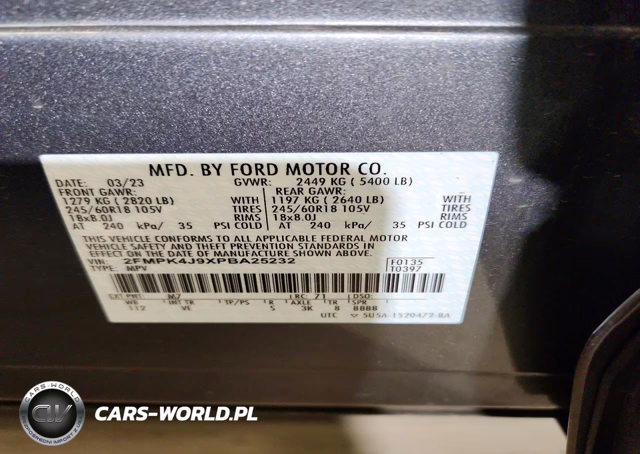 2023 Ford Edge Sel VIN:2FMPK4J9XPBA25232 - 13
