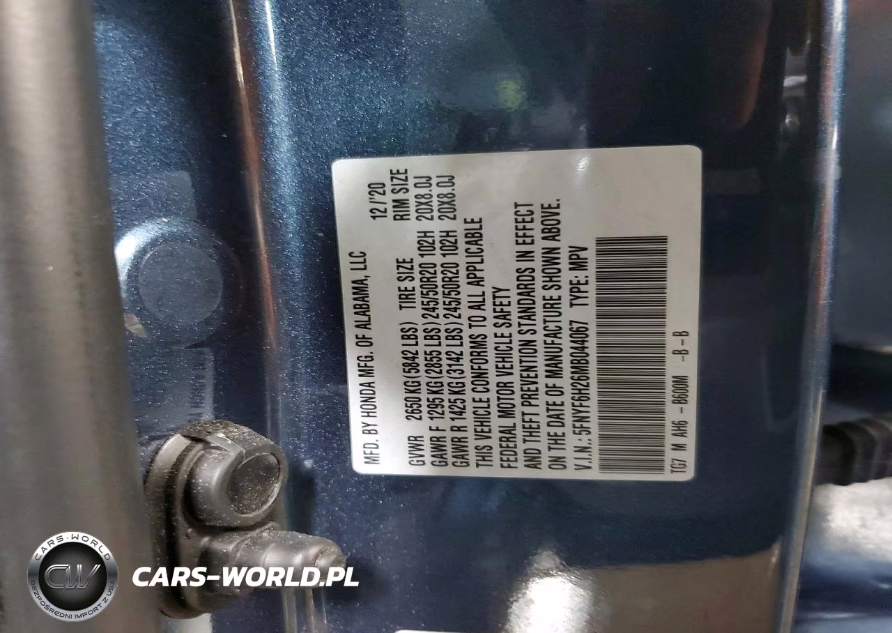 2021 Honda Pilot Se VIN:5FNYF6H26MB044067 - 12