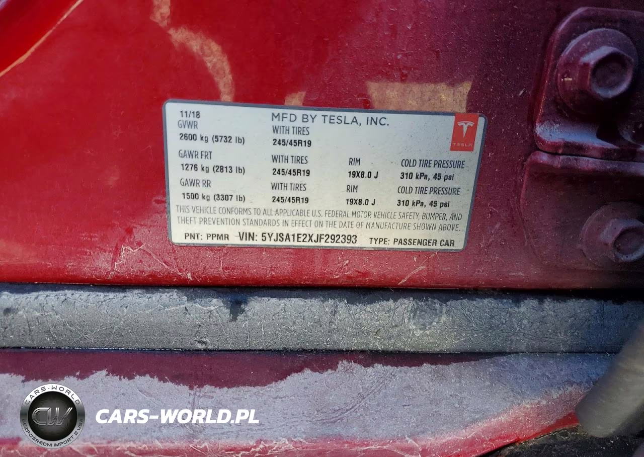 2018 Tesla Model S VIN:5YJSA1E2XJF292393 - 13
