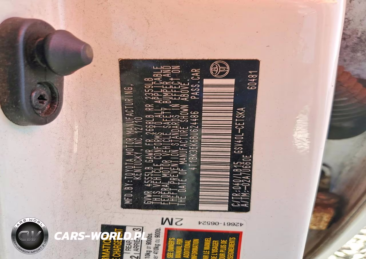 2011 Toyota Camry Se V6 VIN:4T1BK3EK6BU624486 - 13