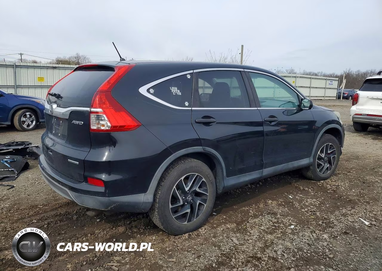 2016 Honda Cr-V Se VIN:5J6RM4H4XGL075611 - 3