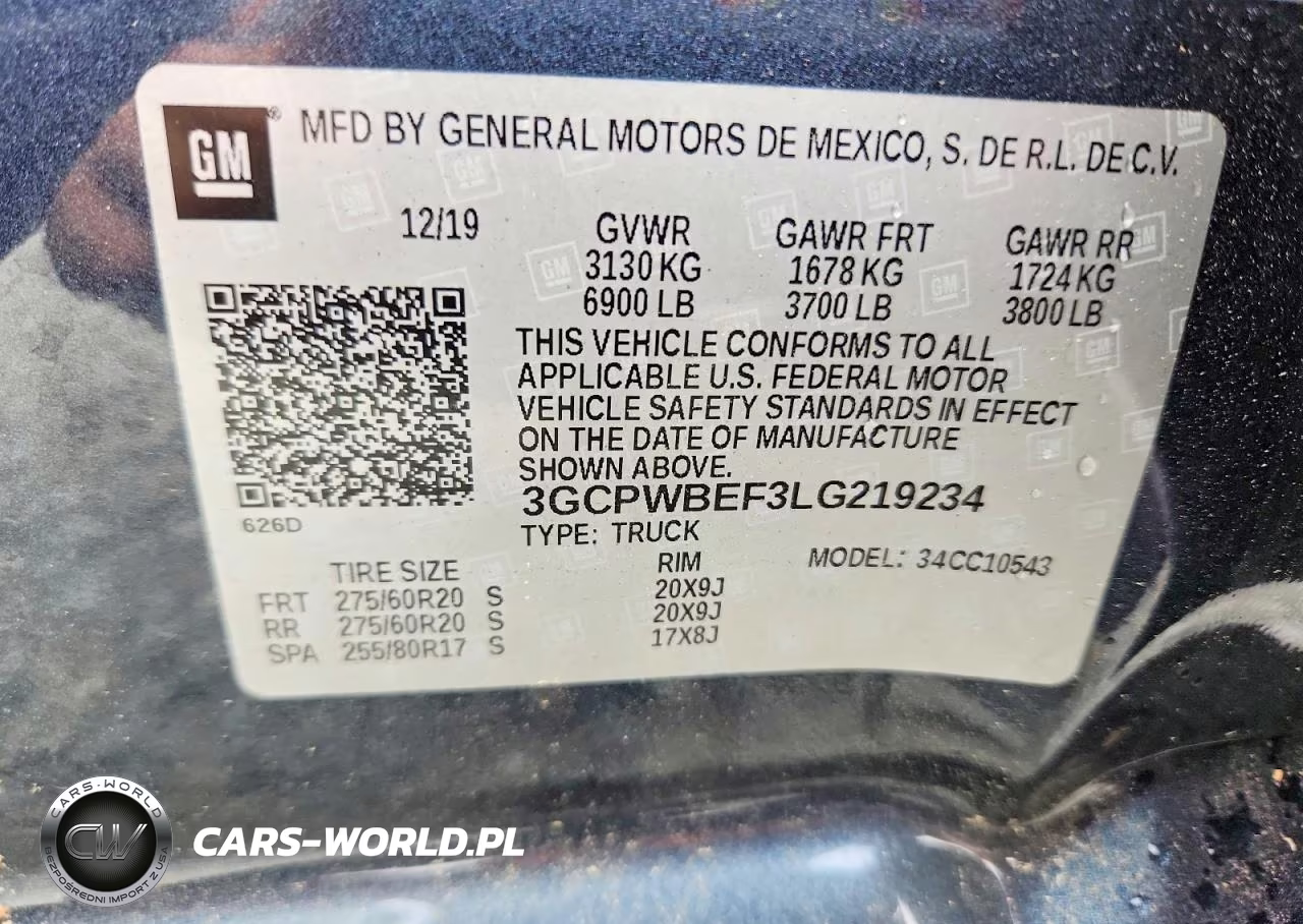 2020 Chevrolet Silverado C1500 Custom VIN:3GCPWBEF3LG219234 - 13