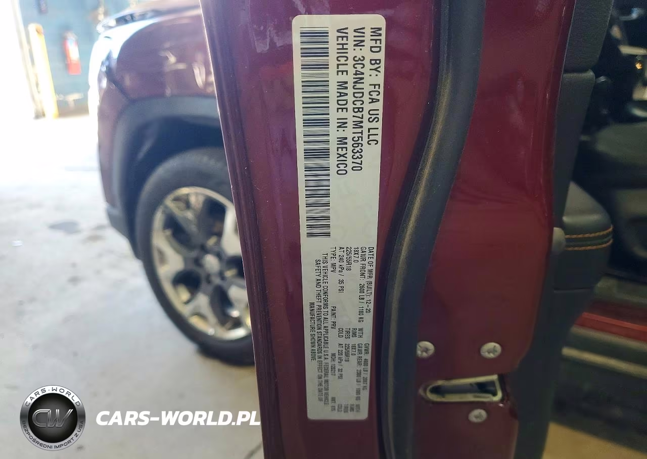 2021 Jeep Compass Limited VIN:3C4NJDCB7MT563370 - 13