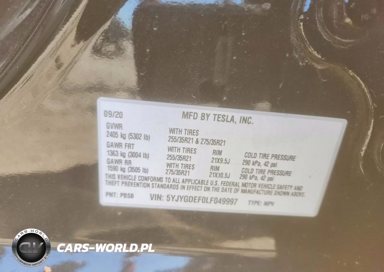2020 Tesla Model Y VIN:5YJYGDEF0LF049997 - 13