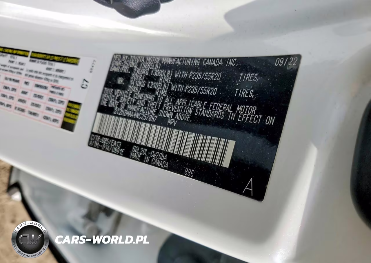 2022 Lexus Rx 350 Base VIN:2T2HZMAA4NC257887 - 13