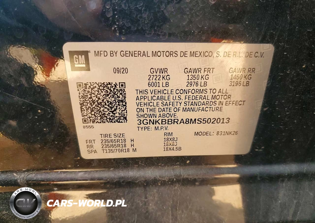 2021 Chevrolet Blazer 1Lt VIN:3GNKBBRA8MS502013 - 12