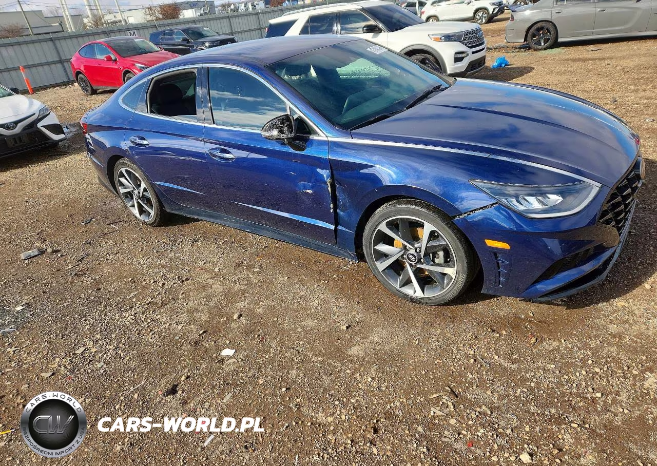 2021 Hyundai Sonata Sel Plus VIN:5NPEJ4J24MH108530 - 4