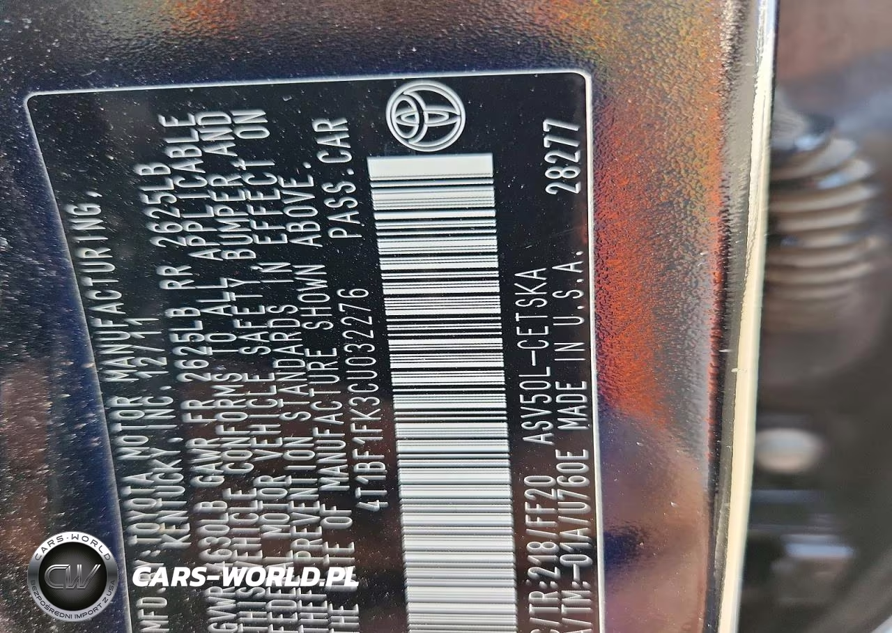 2012 Toyota Camry Se VIN:4T1BF1FK3CU032276 - 12