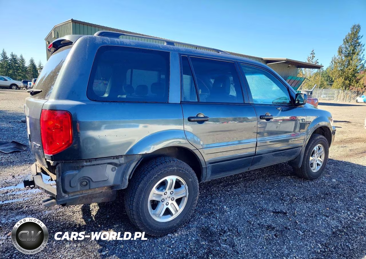 2004 Honda Pilot Ex VIN:2HKYF18764H609224 - 3