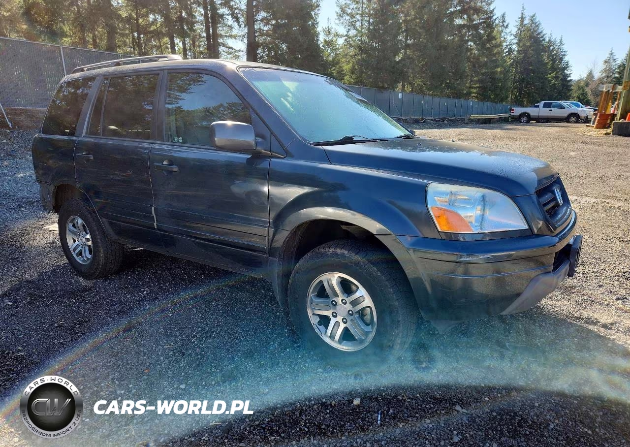 2004 Honda Pilot Ex VIN:2HKYF18764H609224 - 4
