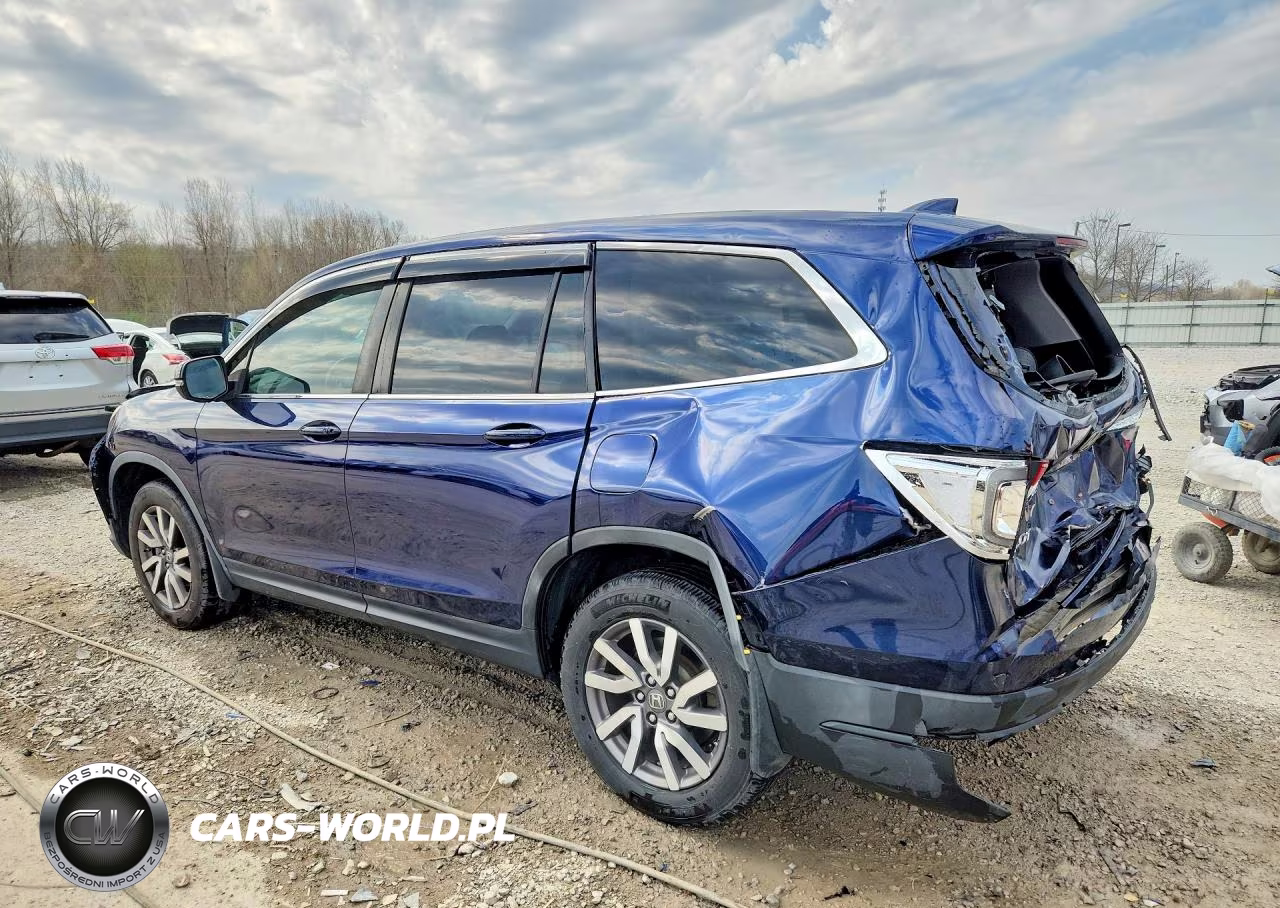 2019 Honda Pilot Exl VIN:5FNYF5H44KB036560 - 2