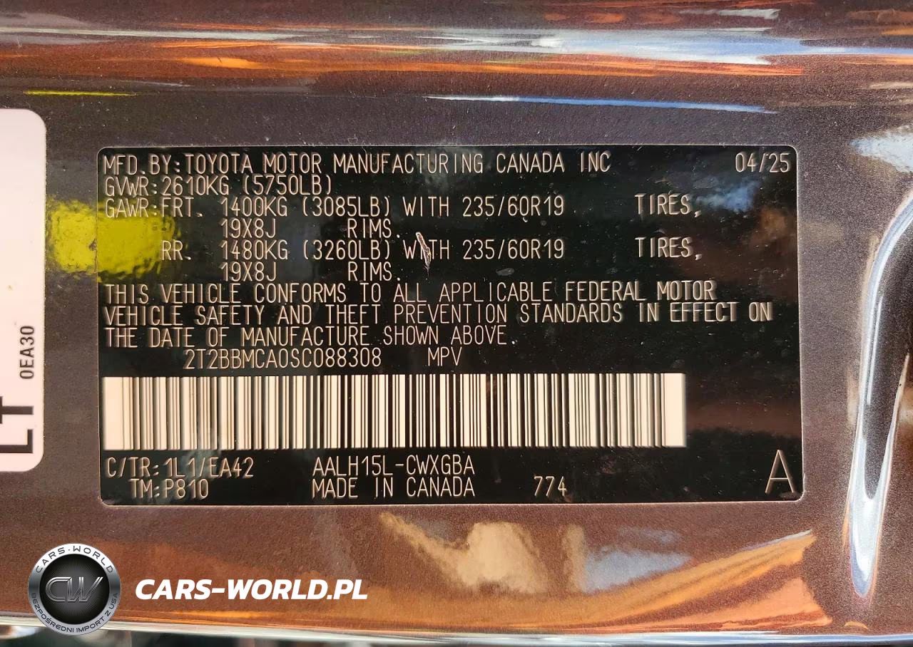 2025 Lexus Rx 350H Premium VIN:2T2BBMCA0SC088308 - 13
