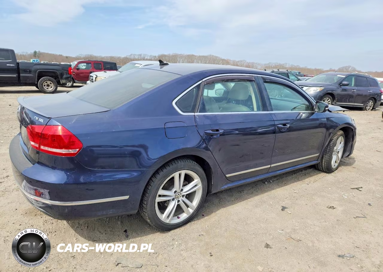 2014 Volkswagen Passat Sel VIN:1VWCT7A36EC060129 - 3