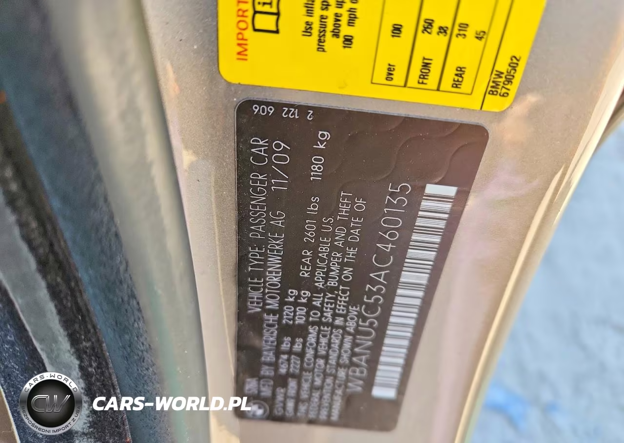 2010 BMW 528 I VIN:WBANU5C53AC460135 - 12