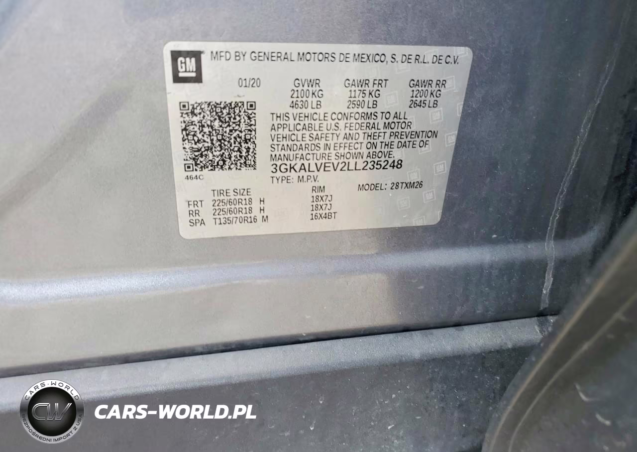 2020 GMC Terrain Slt VIN:3GKALVEV2LL235248 - 12