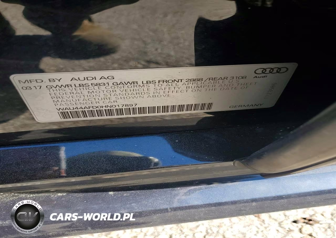 2017 Audi A8 L Quattro VIN:WAU44AFD0HN017897 - 12