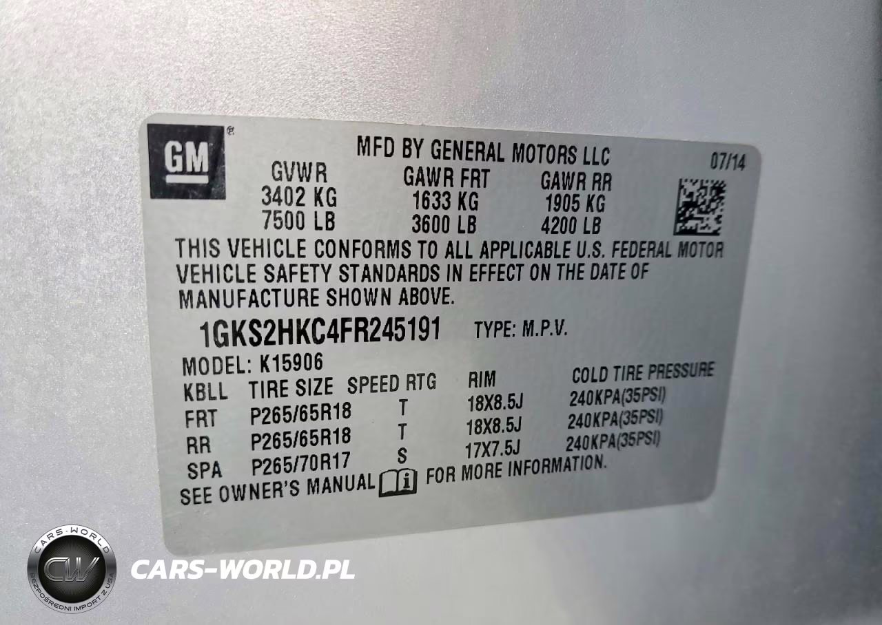 2015 GMC Yukon Xl K1500 Slt VIN:1GKS2HKC4FR245191 - 13